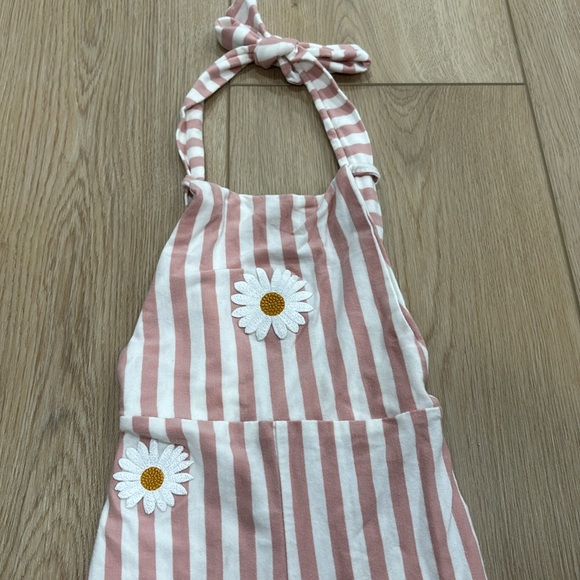 Toddler Groovy Daisy Halter Bellbottom outfit - Picture 3 of 4